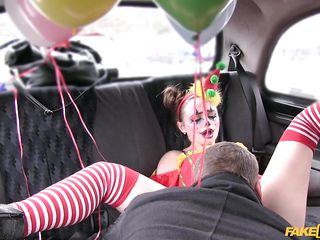 sexy clown needs a ride and some cunnilingus