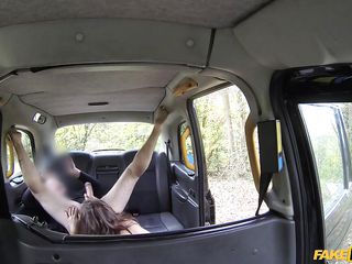 flashing her cunt in the backseat of a taxi