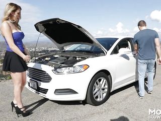 an overheated engine leads to hot oral sex