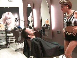 leche 69 cool tattoo hairdresser prefers cock than cash