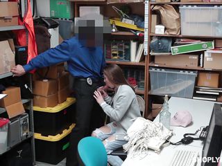 caught shoplifting and fucked hard